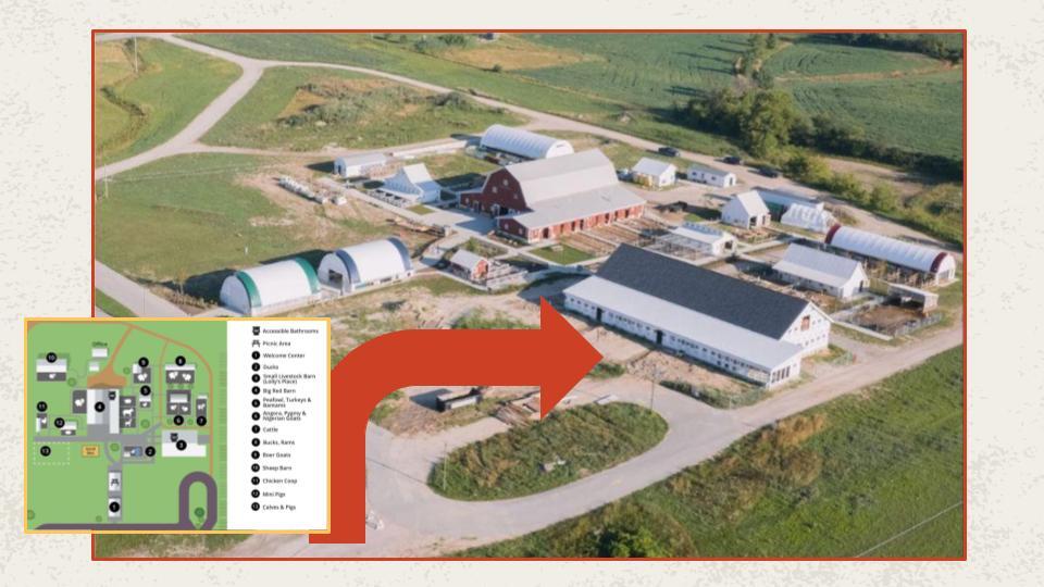 This image shows our classroom space at the Critter Barn